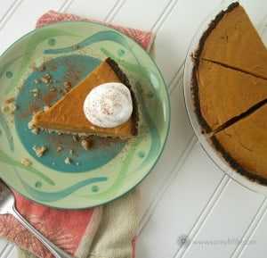 Paleo Pumpkin Pie Gluten Free