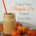 Smoothie Recipe - Dairy Free Pumpkin Pie