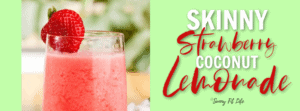 strawberry coconut lemonade detox water recipe