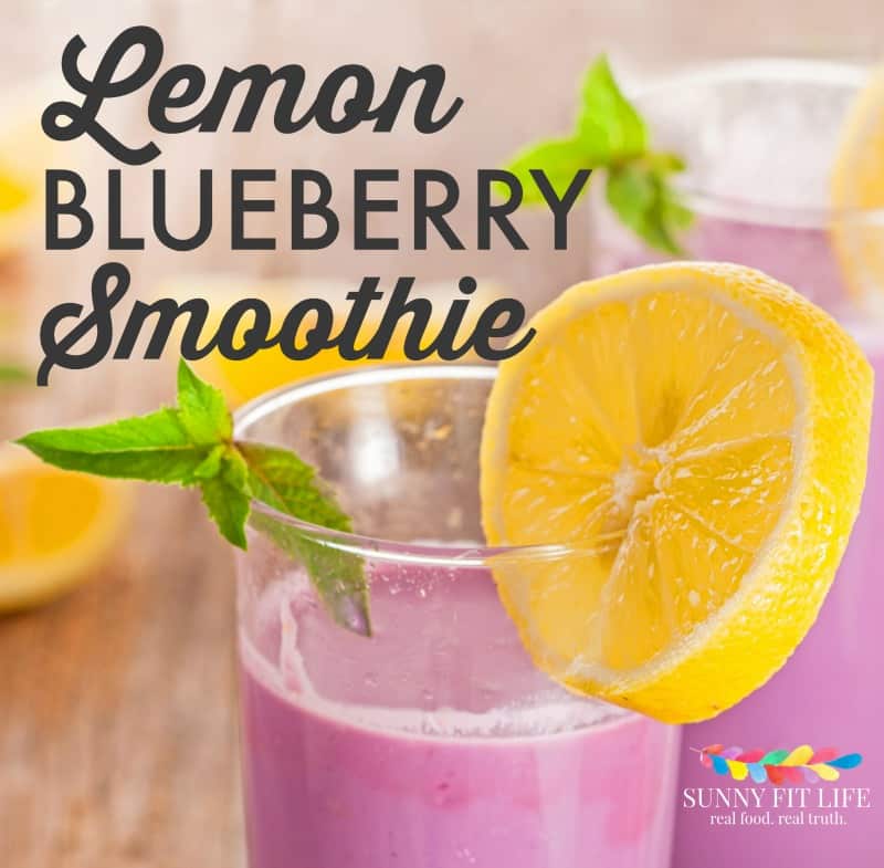 Lemon Blueberry Smoothie Recipe - Healthy Smoothie Recipe